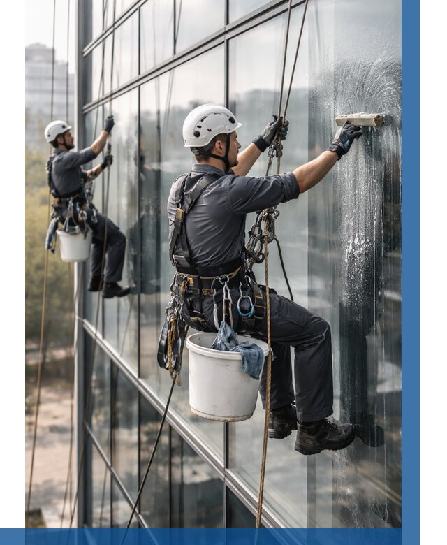 Мойка сплошного остекления в Колпине, заказать от 309 р.| ВЫСОТНИК-Клп