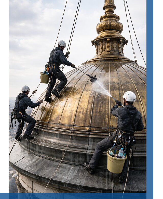 Мойка куполов и шпилей в Колпине от 8252 р. - заказать | ВЫСОТНИК-Клп