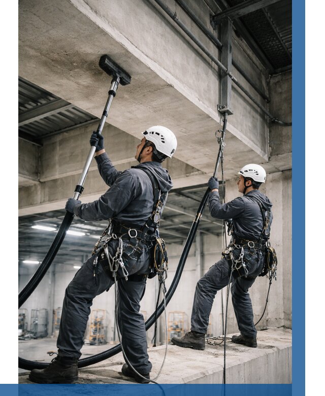 Обеспыливание потолочных конструкций в Колпине от 258 р. |ВЫСОТНИК-Клп