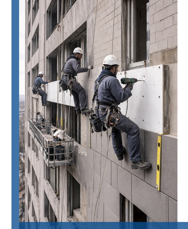 Монтаж фасадных термопанелей высокого качества в Колпине