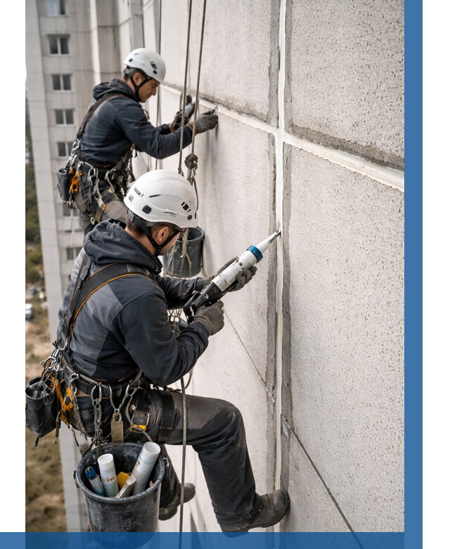 Герметизация межпанельных швов в Колпине от 722 р. | ВЫСОТНИК-Клп