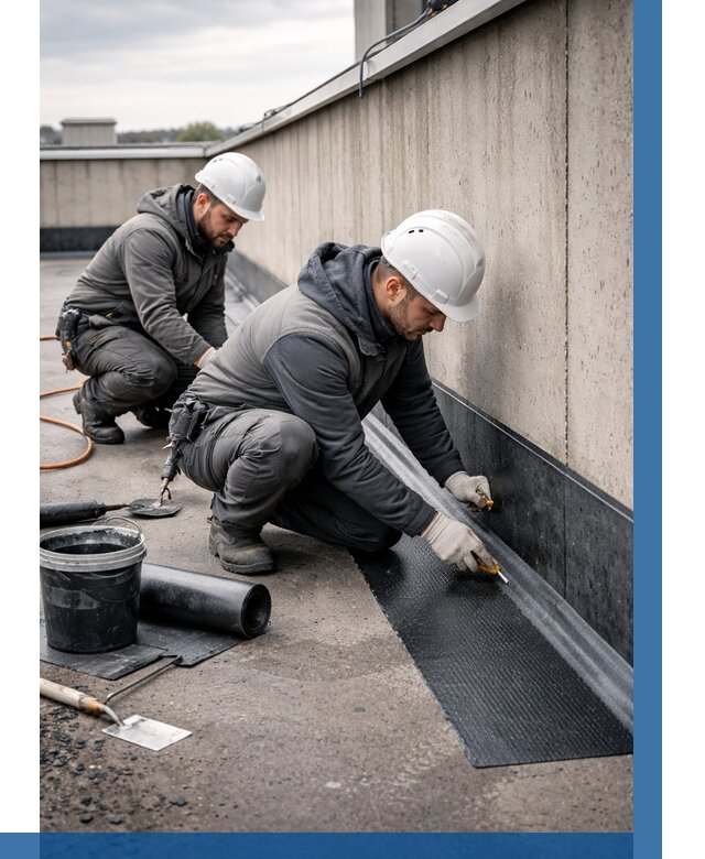 Гидроизоляция примыканий на кровле в Колпине от 928 р. | ВЫСОТНИК-Клп