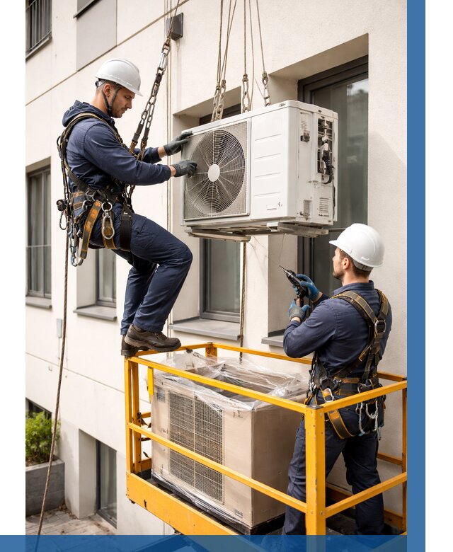 Демонтаж внешнего блока кондиционера в Колпине от 3610 р. | ВЫСОТНИК-Клп