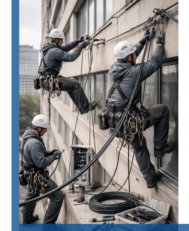 Прокладка оптоволоконного кабеля в Колпине под ключ с тестированием