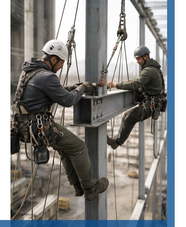 Монтаж металлоконструкций на высоте в Колпине от 3610 р. | ВЫСОТНИК-Клп