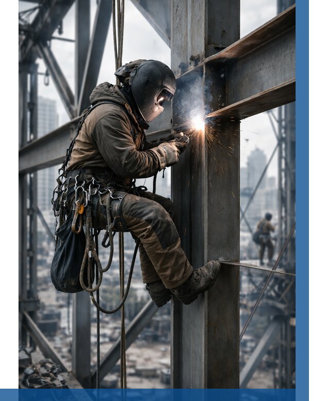 Высотные сварочные работы в Колпине от 3610 р. | ВЫСОТНИК-Клп