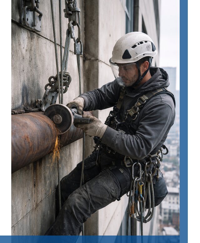 Резка металла на высоте в Колпине по цене от 4642 р. | ВЫСОТНИК-Клп