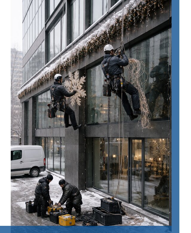 Демонтаж новогоднего оформления в Колпине от 5673 р. | ВЫСОТНИК-Клп