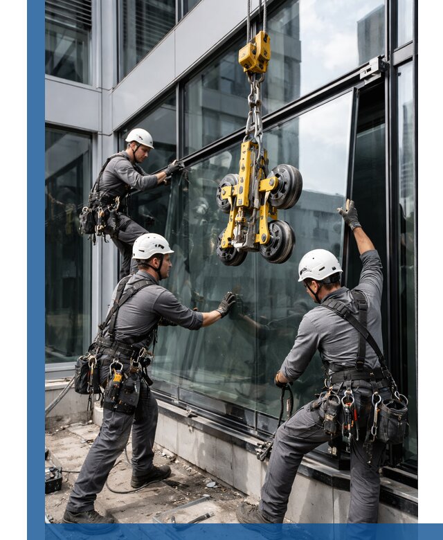 Структурное остекление фасадов в Колпине монтаж и обслуживание