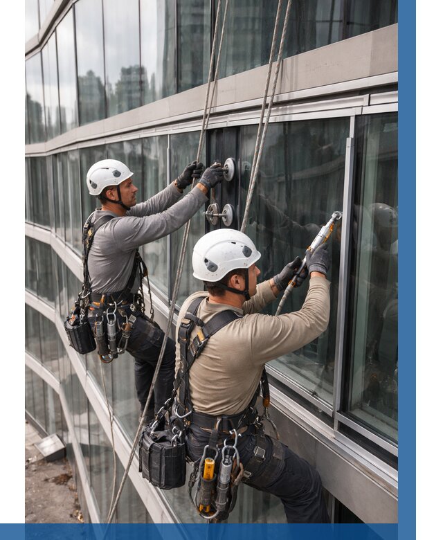 Радиусное остекление фасада в Колпине от 12378 р. | ВЫСОТНИК-Клп