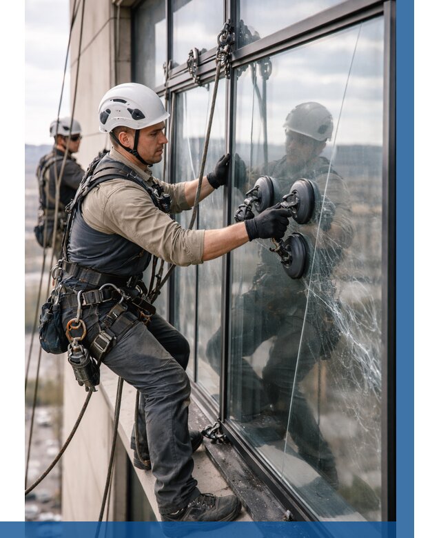 Замена стекла в витраже в Колпине под ключ от 8768 р. | ВЫСОТНИК-Клп