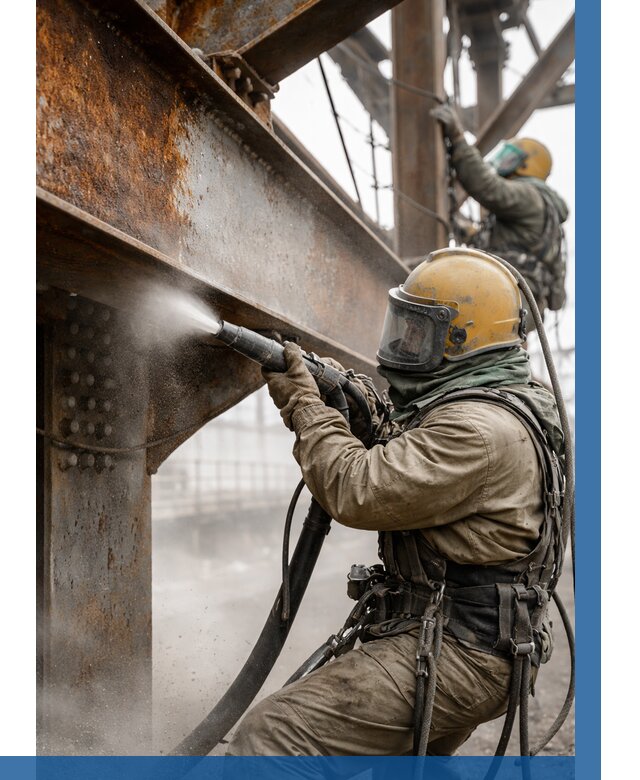 Пескоструйная очистка металлоконструкций в Колпине по 619 р. ВЫСОТНИК-Клп