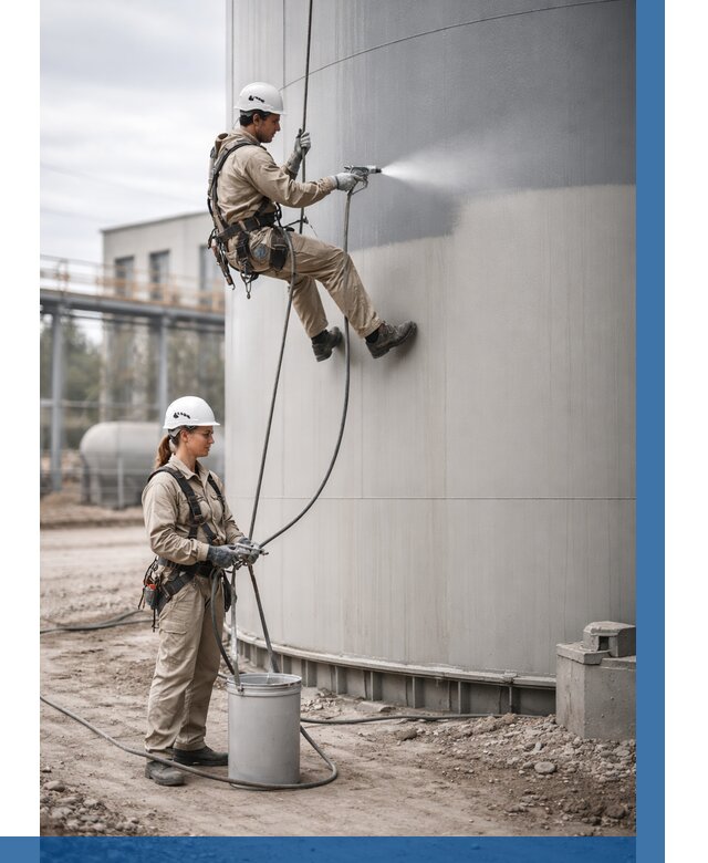 Покраска резервуаров в Колпине от 1238 р. | ВЫСОТНИК-Клп — заказать