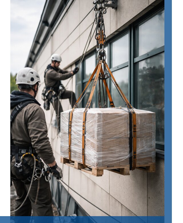 Подъем груза на высоту в Колпине от 3095 р. | ВЫСОТНИК-Клп