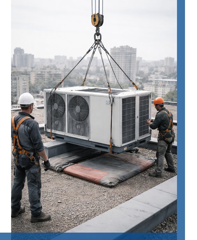 Подъем груза на крышу в Колпине от 5158 р. | ВЫСОТНИК-Клп заказать