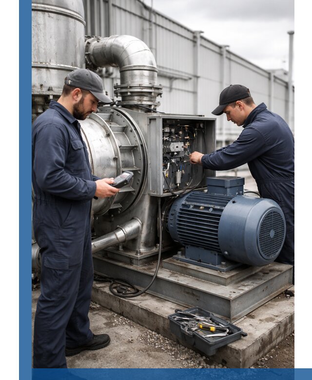 Техническое обслуживание промышленного оборудования в Колпине