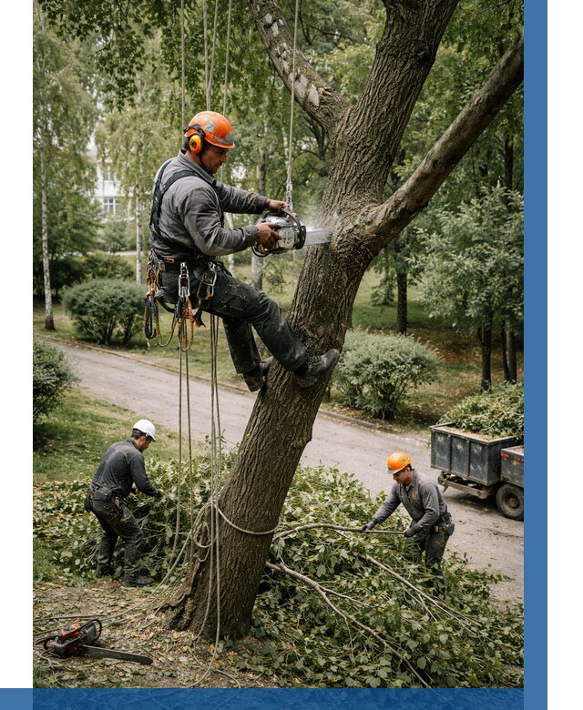 Кронирование деревьев в Колпине от 6705 р. | ВЫСОТНИК-Клп