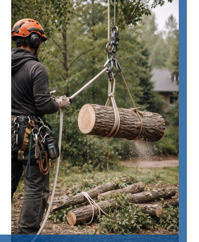 Валка деревьев частями в Колпине от 7736 р. | ВЫСОТНИК-Клп