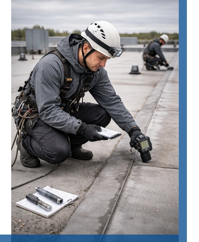 Обследование кровли на протечки в Колпине от 4642 р. | ВЫСОТНИК-Клп