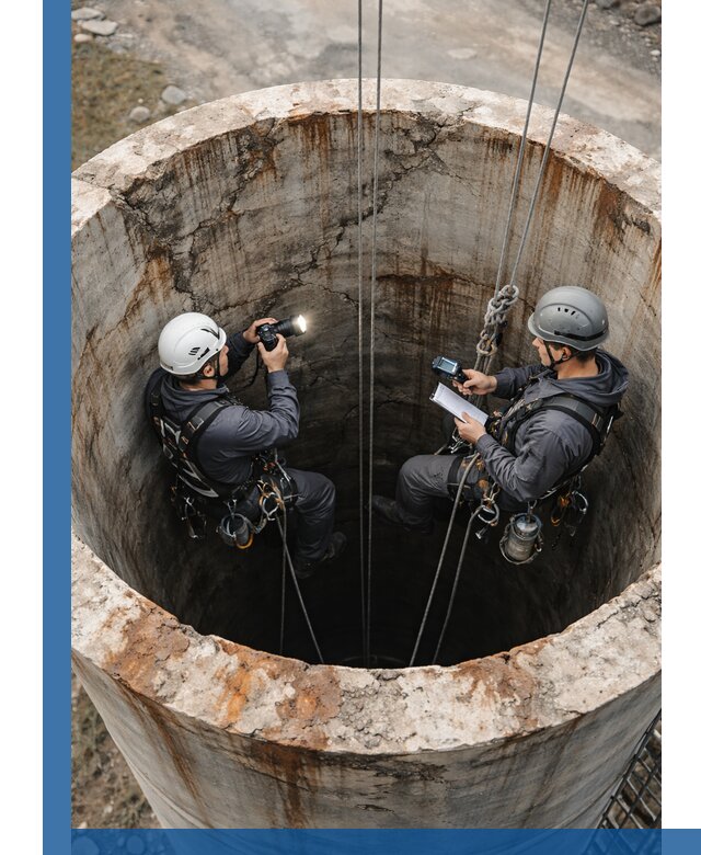 Обследование дымовой трубы: диагностика и оценка состояния в Колпине